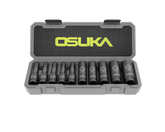 ชุดลูกบล็อกกระแทกยาว 1/2"  OSAF3211  (10ลูก/ชุด)